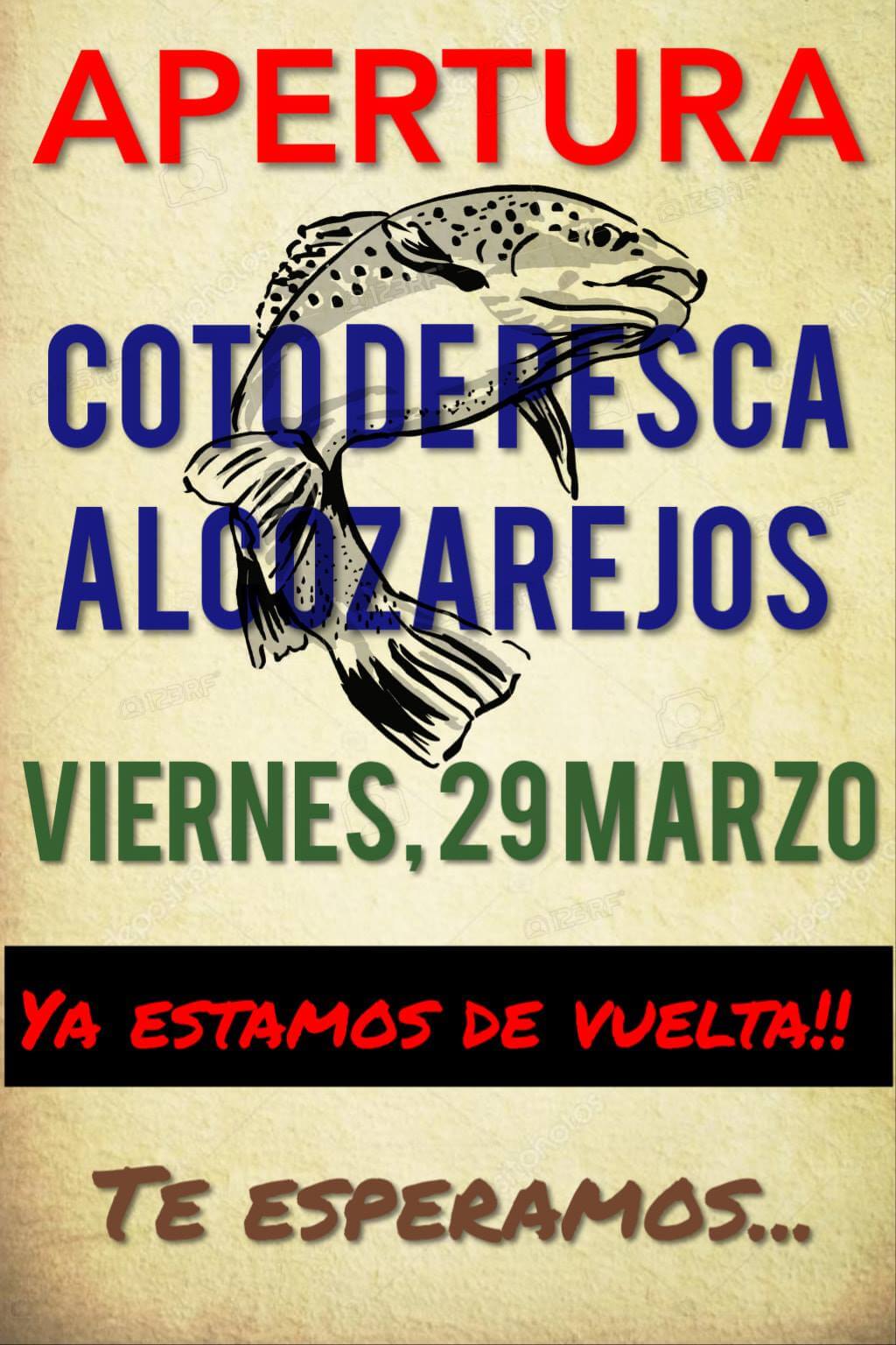 coto pesca alcozarejos inauguracion marzo 2019