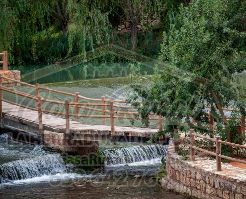 Pasarela sobre el río Júcar en Alcalá del Júcar