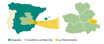 Mapa de La Manchuela