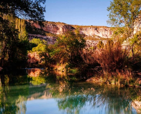 Río Júcara a su paso por Alcozarejos (Jorquera)