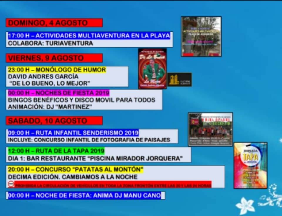 Fiestas de Jorquera, del 4 al 10 de agosto
