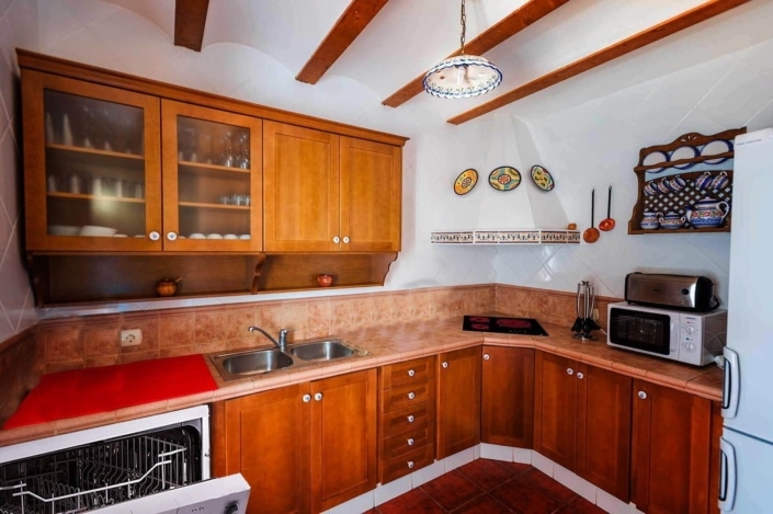 Cocina Completamente Equipada de Casa Rural La Herradura del Río Júcar